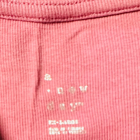 A New Day Soft Ribbed Short Sleeve Tee Dusty Rose Size XL - Picture 5 of 8